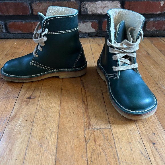 Duckfeet Wool-Lined ODENSE GREEN boots size 38 - Picture 3 of 9